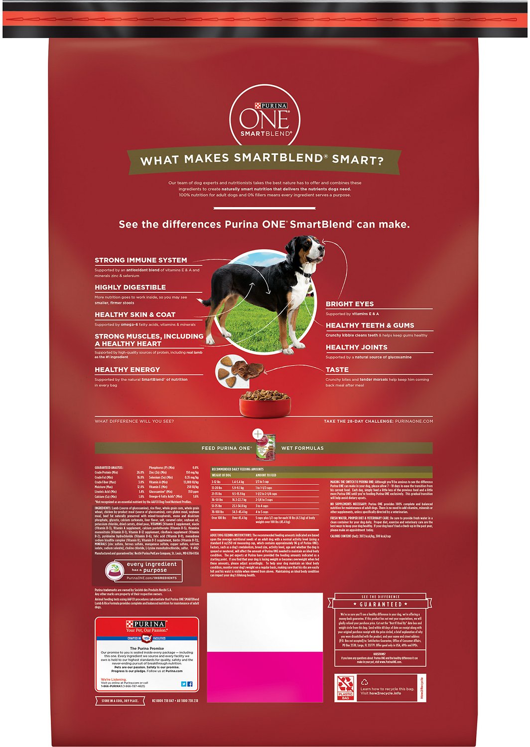 Purina One Lamb & Rice 31.1lbs