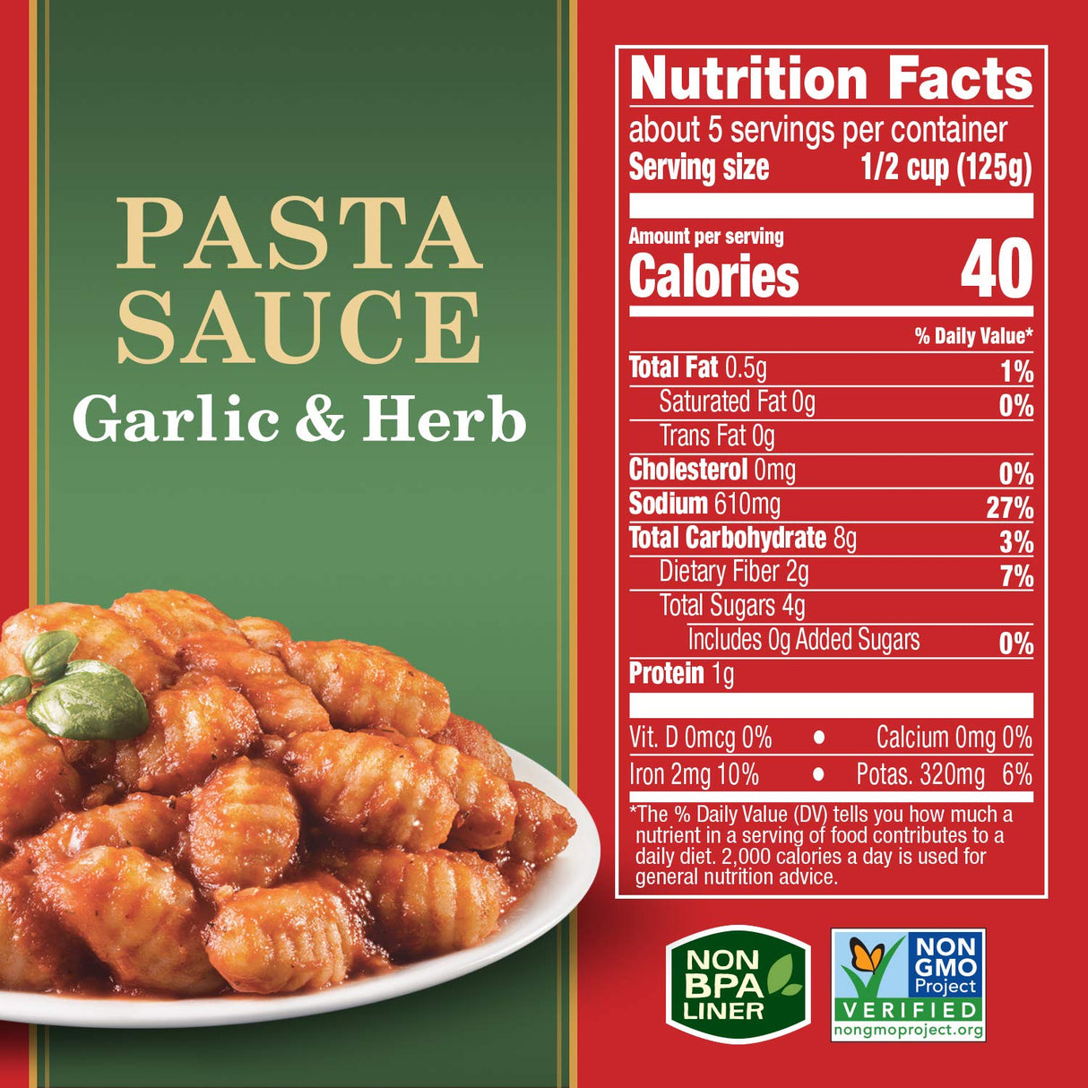 Hunt's Garlic/ Herb Pasta Sauce 24oz