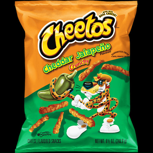 Cheetos Cheddar Jalepeno Crunchy 8oz