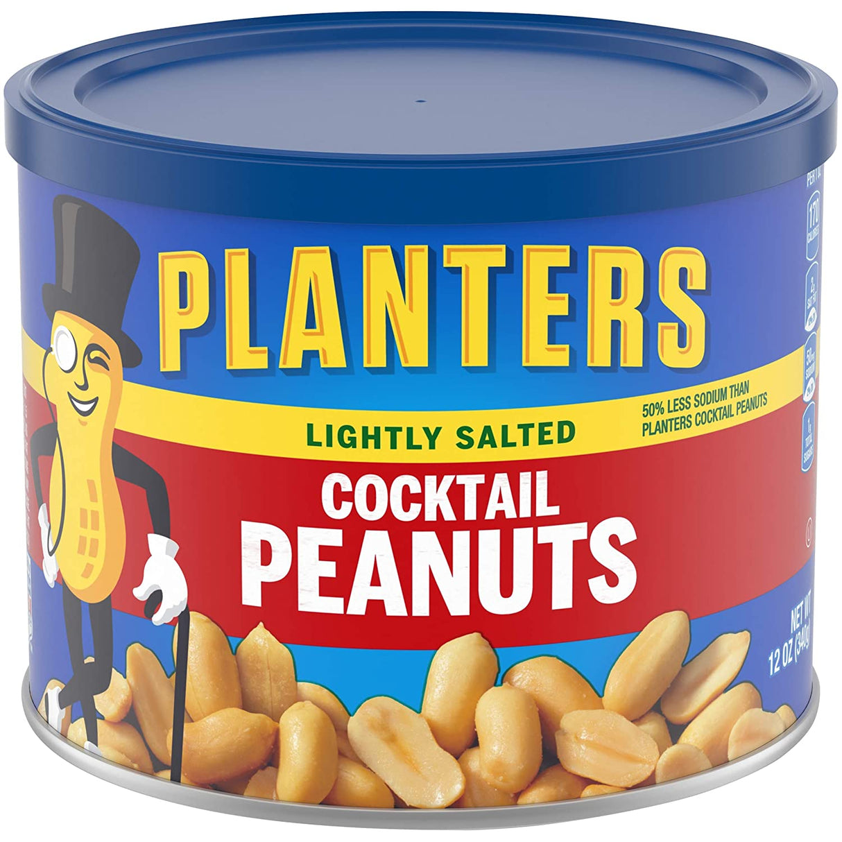 Planters Light Salted Cocktail Peanuts 12oz
