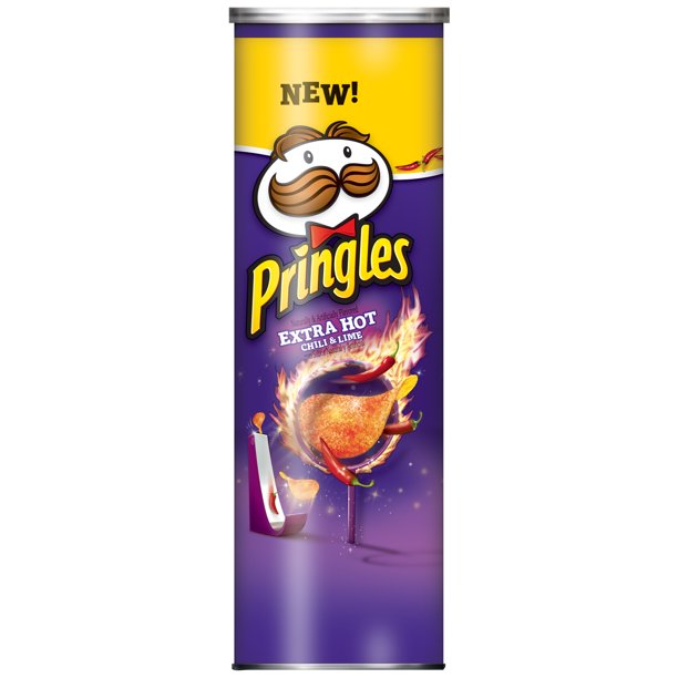 Pringles Extra Hot Chili N Lime 5.5oz