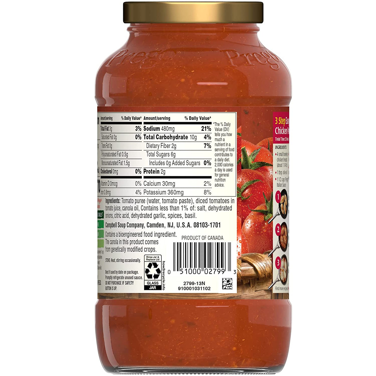 Prego Marinara Sauce 23oz