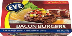 Eve Bacon Burgers 360g – Aone Supermarkets