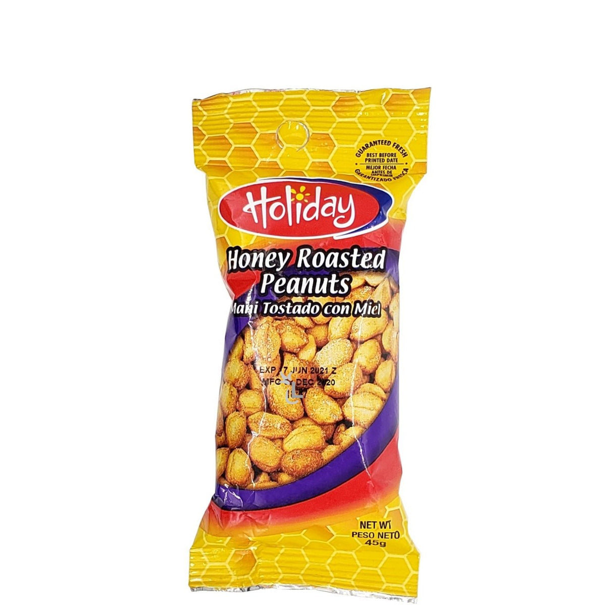 Holiday Honey Roasted Peanuts 45g