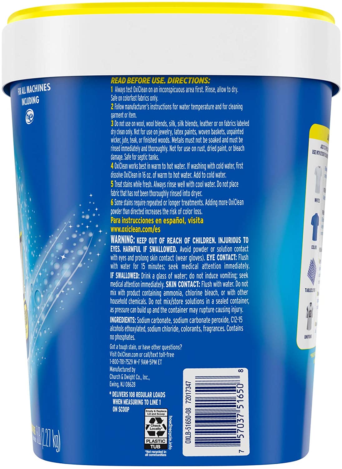 Oxi Clean Versatile Stain Remover 5lb