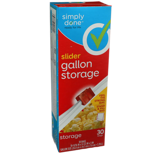 Simply Done Slider Gallon Storage 30s