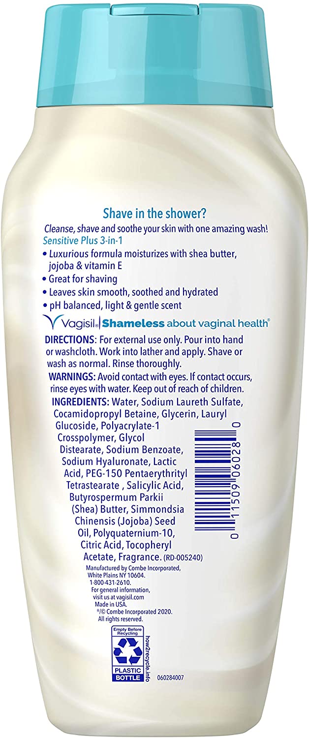 Vagisil Sensitive Plus Intimate Wash 12oz