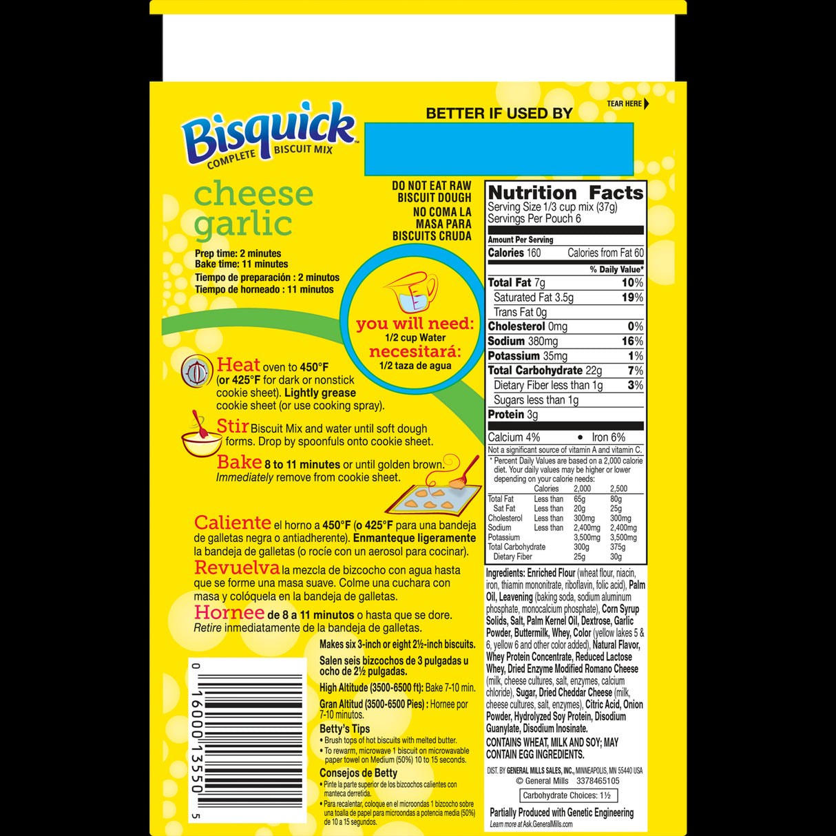 Betty Crocker Bisquick Cheese & Garlic Mix 7.75oz