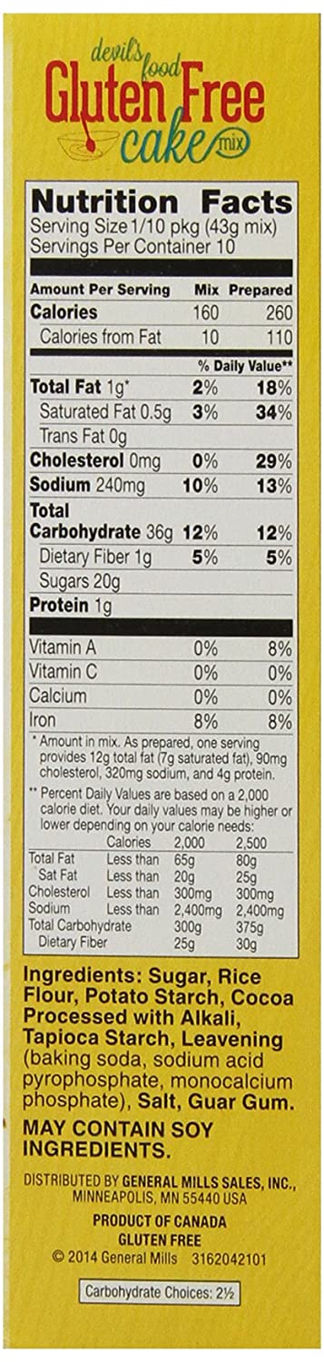 Betty Crocker Gluten Free Devil Food 15oz