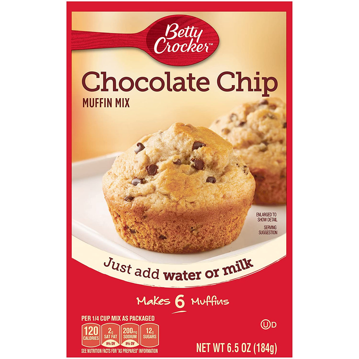 Betty Crocker Chocolate Chip Muffin Mix 184g