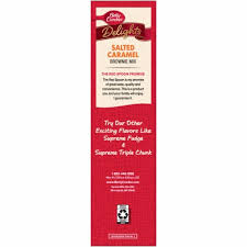 Betty Crocker Salted Caramel Brownie Mix 184oz