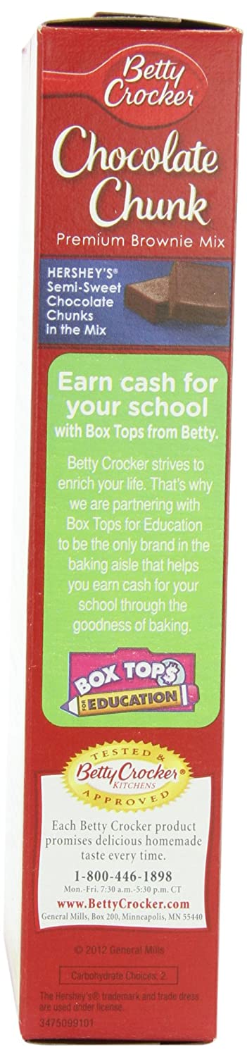 Betty Crocker Chocolate Chunk Premium Brownie 18oz