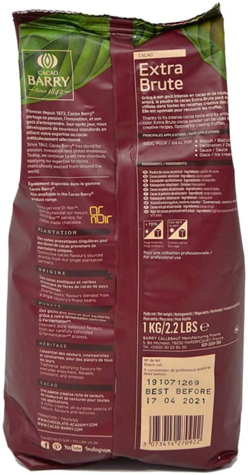 Cacao Barry Extra Brute 1kg