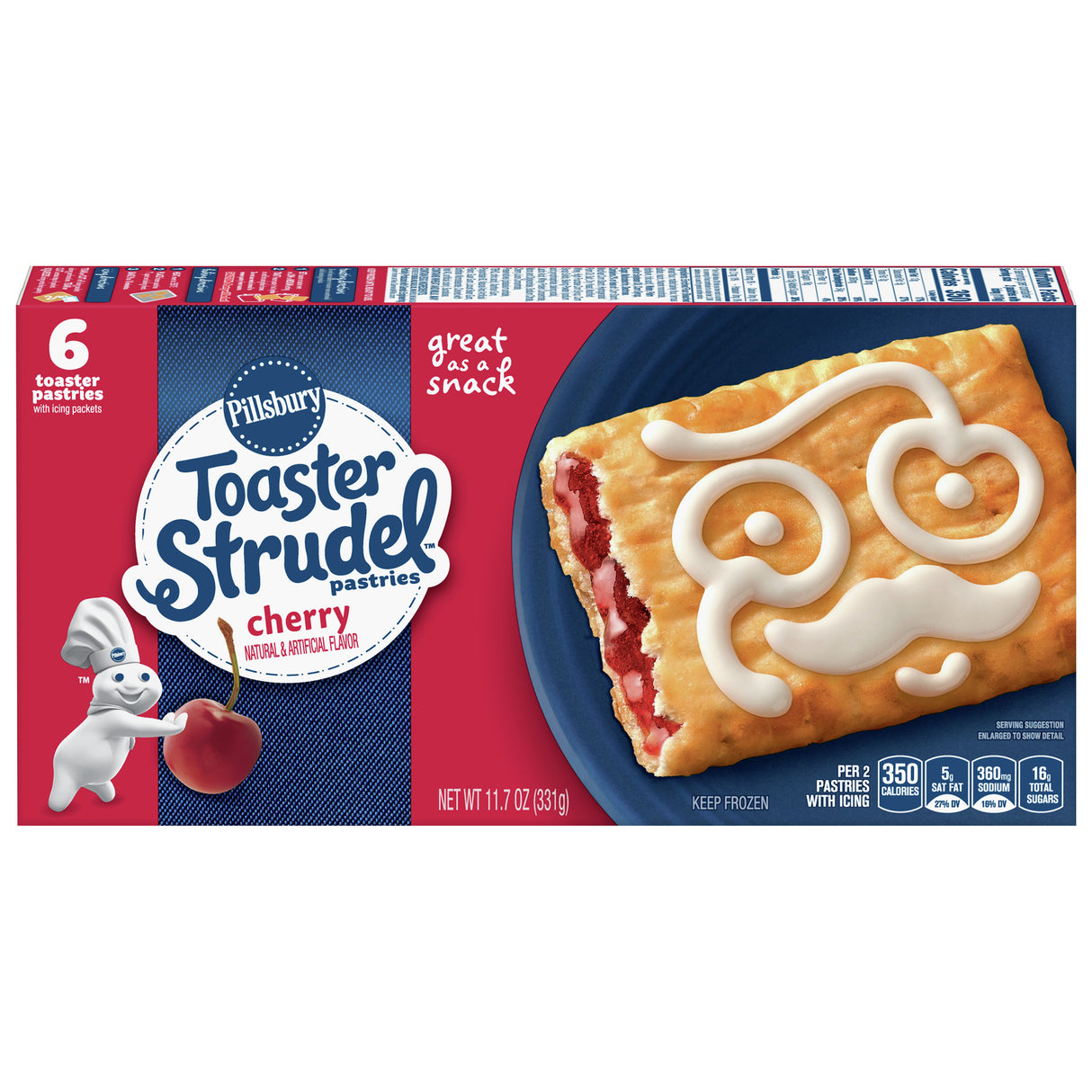 Pillsbury Cherry Toaster Strudel 11.7oz