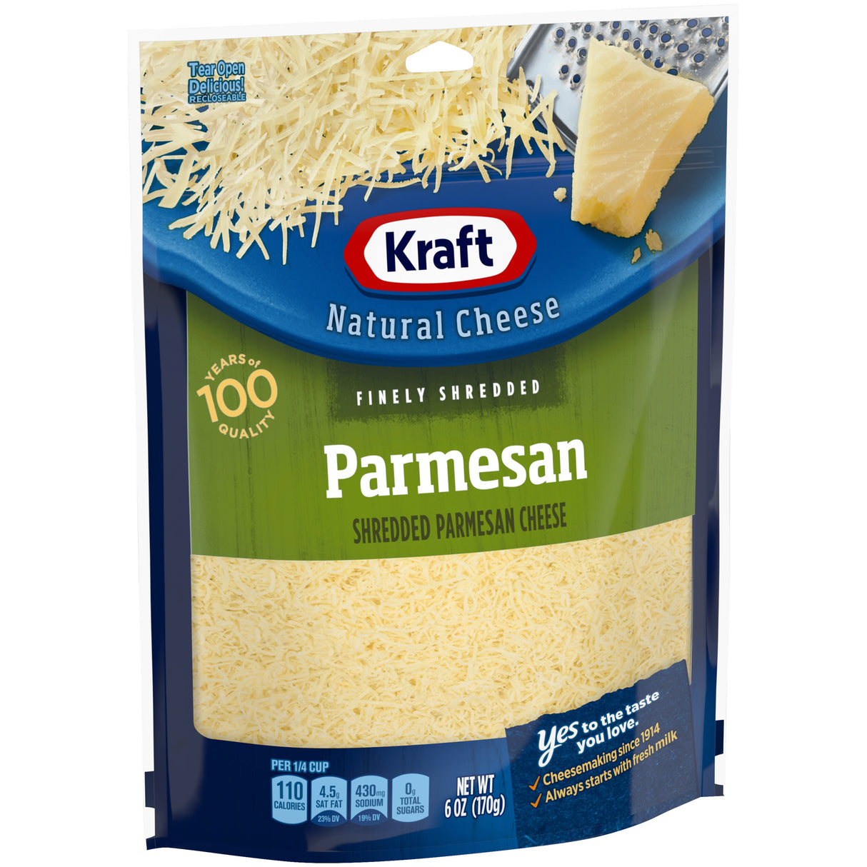 Kraft Finely Shredded Parmesan 8oz