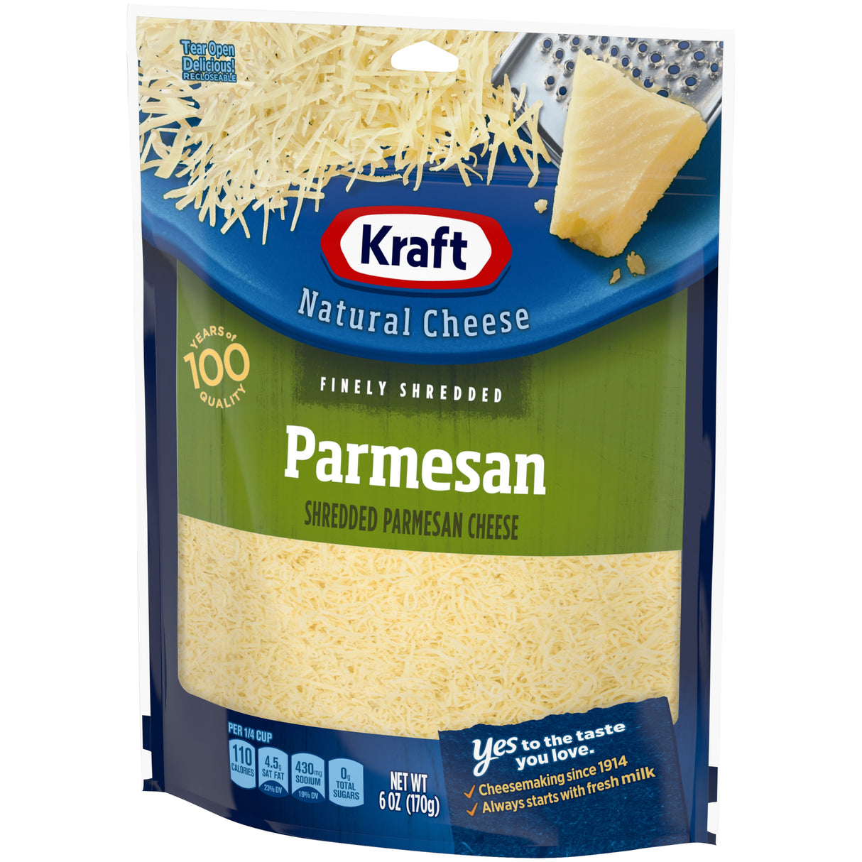 Kraft Finely Shredded Parmesan 8oz