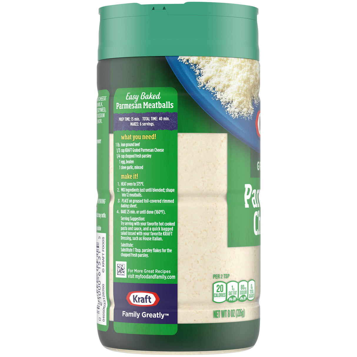Kraft Grated Parmesan 8oz