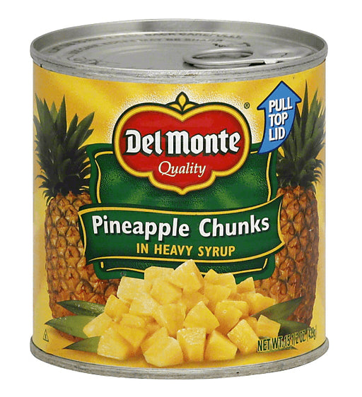 Del Monte Chunk Pineapple Heavy Syrup 439g