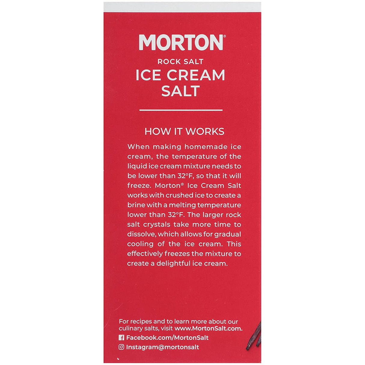 Morton Ice Cream Salt 4lb