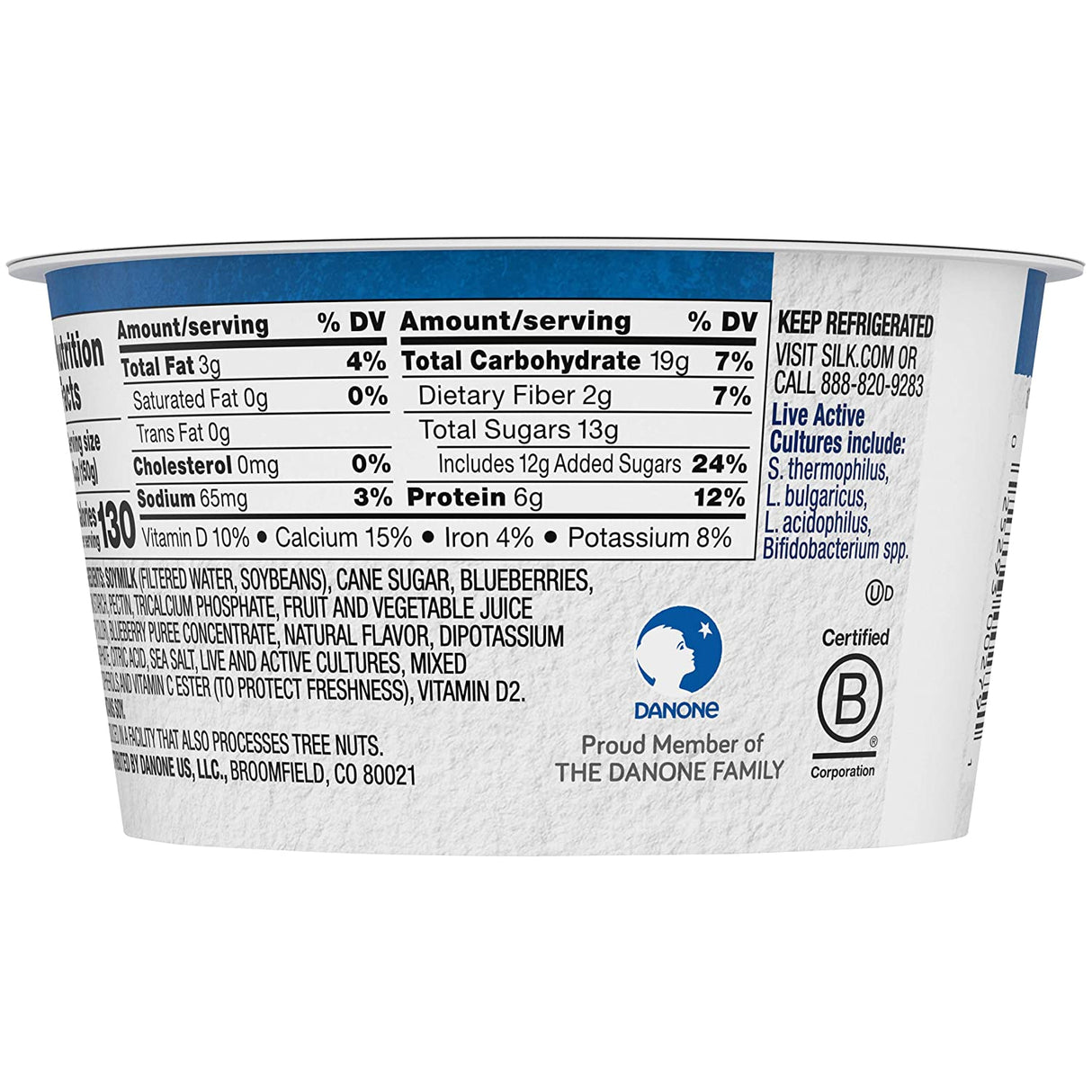 Silk Soy Blueberry Yogurt 5.3oz
