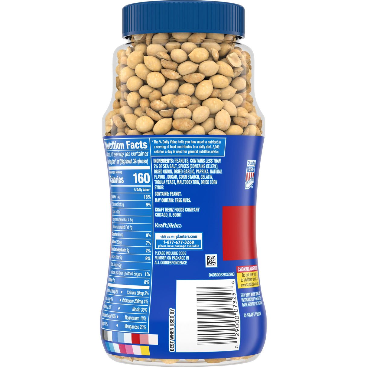 Planters Dry Roasted Peanuts 16oz