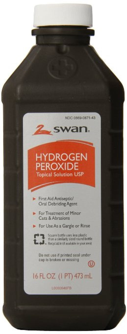 Swan Hydrogen Peroxide 16oz