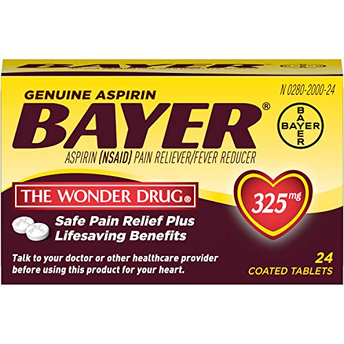 Genuine Bayer Pain Relief Tablets 325g/24