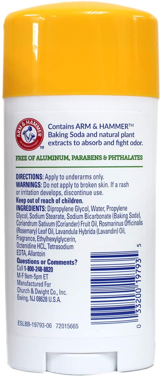 Arm and Hammer Fresh Essentials Deodorant 2.5oz