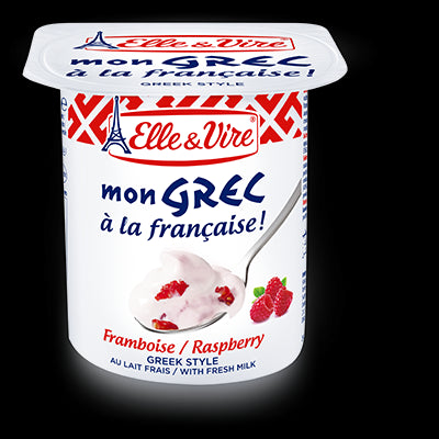 Elle & Vire Greek Style Raspberry 125g