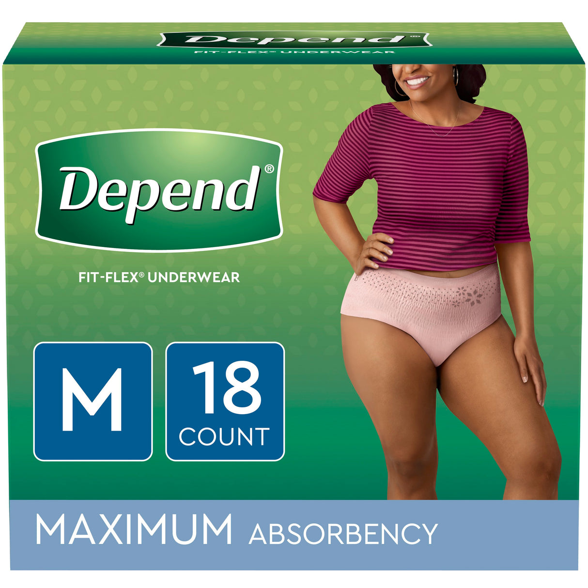 Depend Female Maximum  Medium 18s