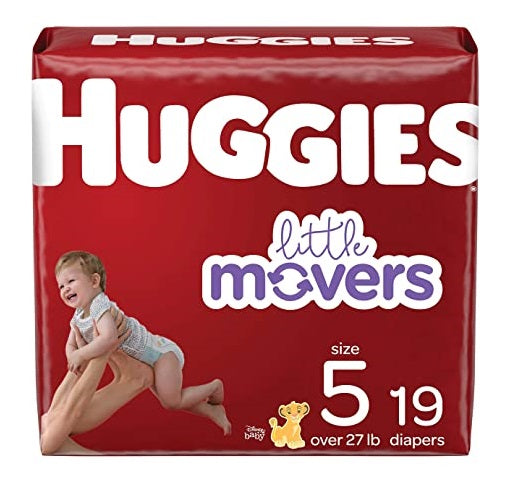 Huggies Little Movers Diapers Stage 5 19s