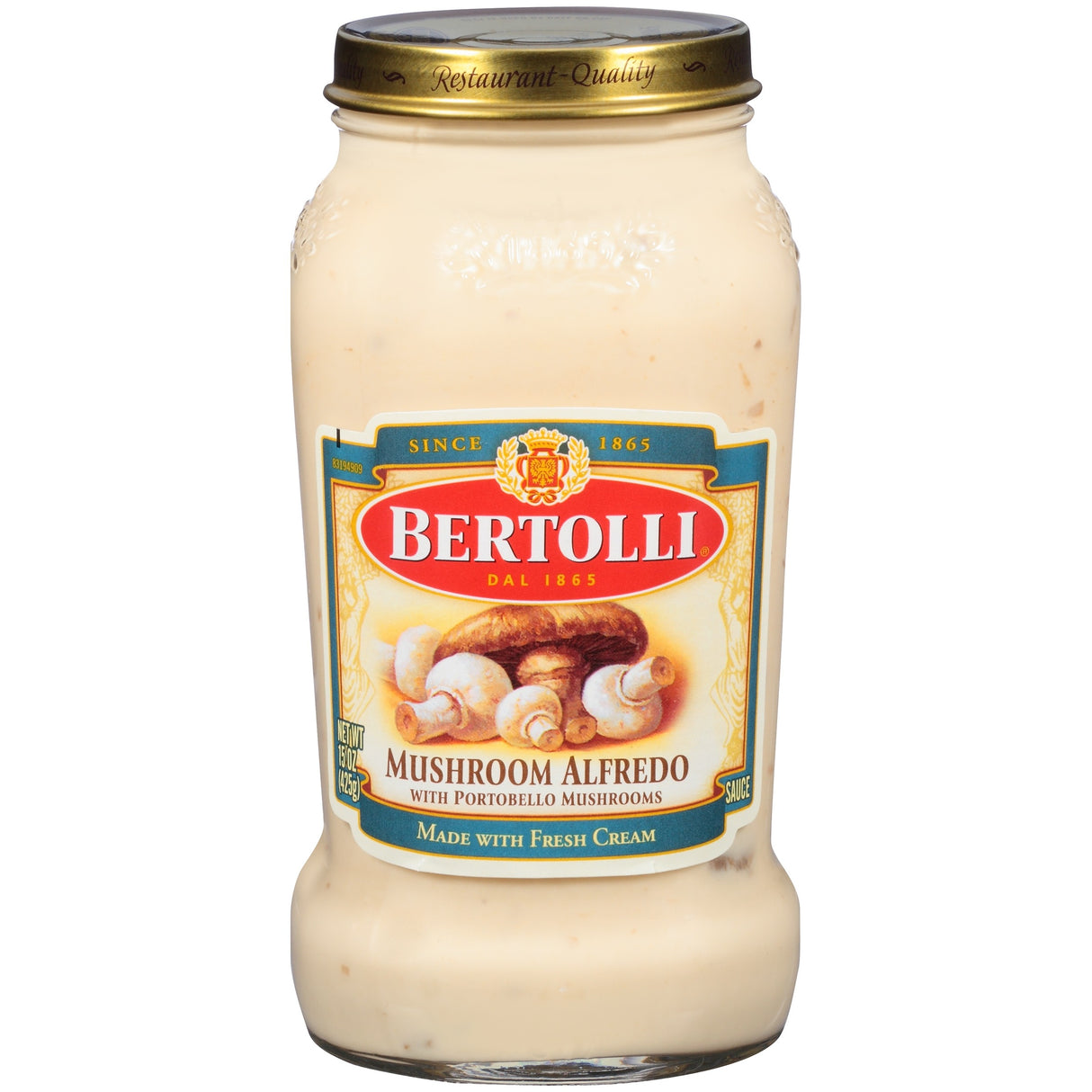 Bertolli Alfredo Mushroom 15oz