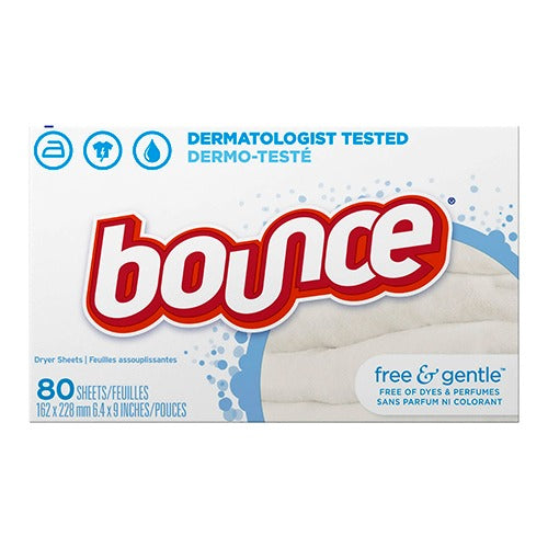 Bounce Free & Gentle Dryer Sheets 80s