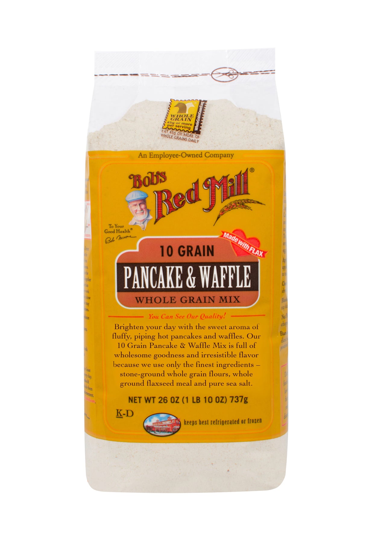 Bob Red Mill 10 Grain Pancake Waffle Mix 26oz