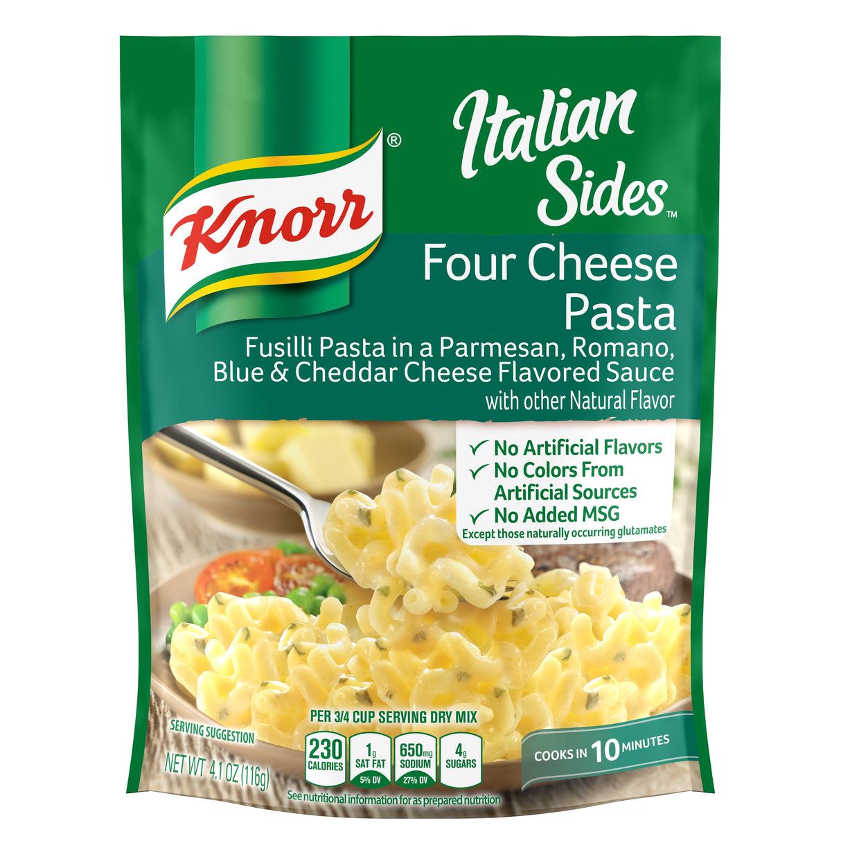 Knorr Italian Sides Four Cheese Pasta 4.1oz
