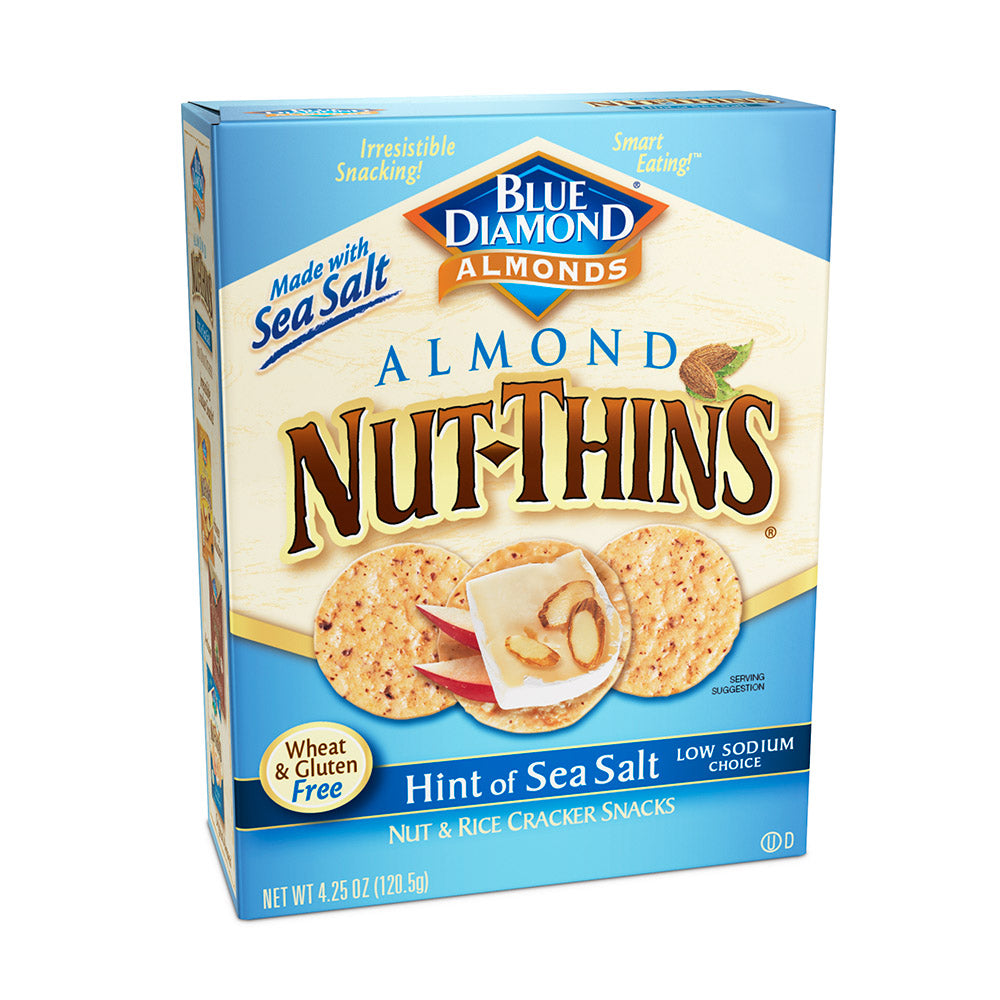 Blue Diamond Nut-Thins Hint Of Sea Salt GF 4.25oz