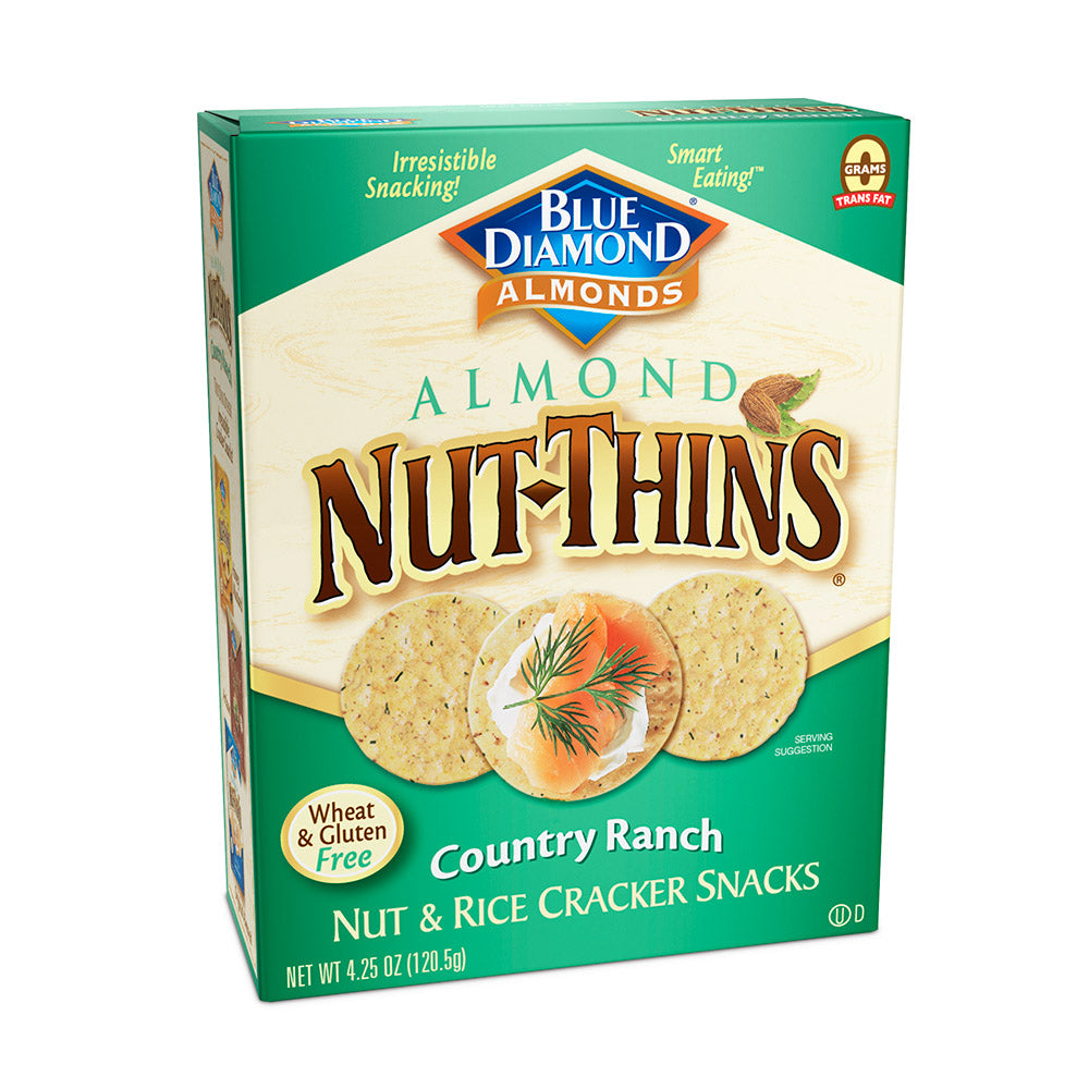 Blue Diamond Almond Nut Thins Country Ranch 4.25oz