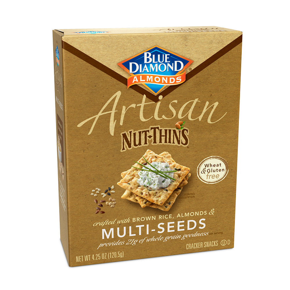 Blue Diamond Nut Thins MultiSeeds Crackers 4.25oz