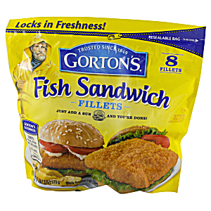 Gortons Fish Sandwich Fillets 519g