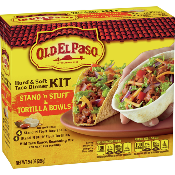 Old El Paso Stand & Stuff Hard/Soft Kit 9.4oz
