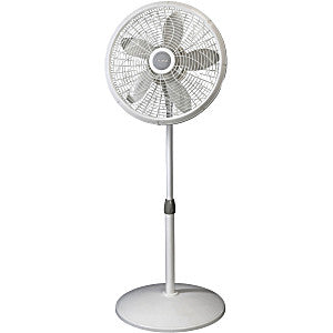 Lasko 18 Pedestal Fan White