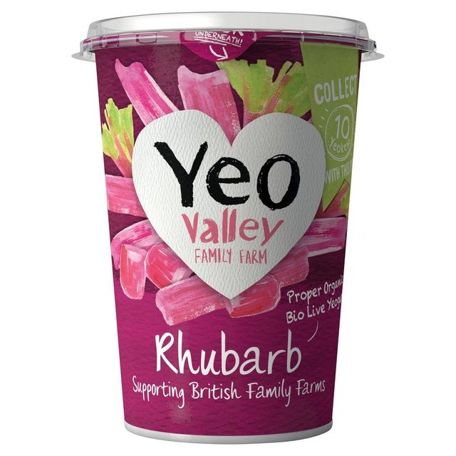 Yeo Valley Whole Milk Rhubarb 450g