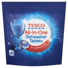 Tesco All in One Dishwasher Tablets 30s