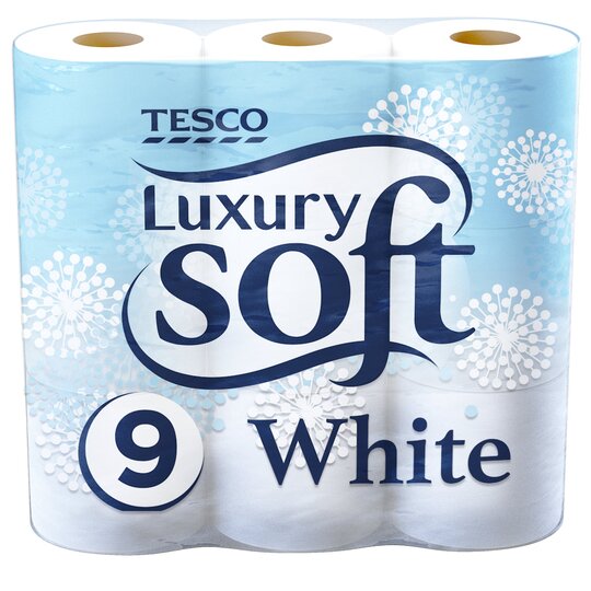 Tesco Luxury Soft Toilet Tissues 9 Roll