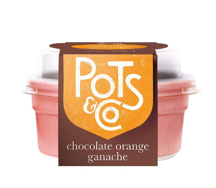 Pots Chocolate Orange Ganache 90g