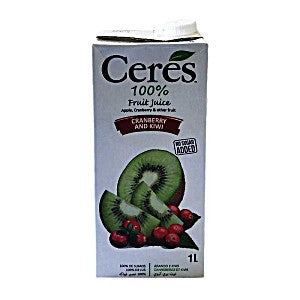 Ceres Cranberry & Kiwi Juice 1L