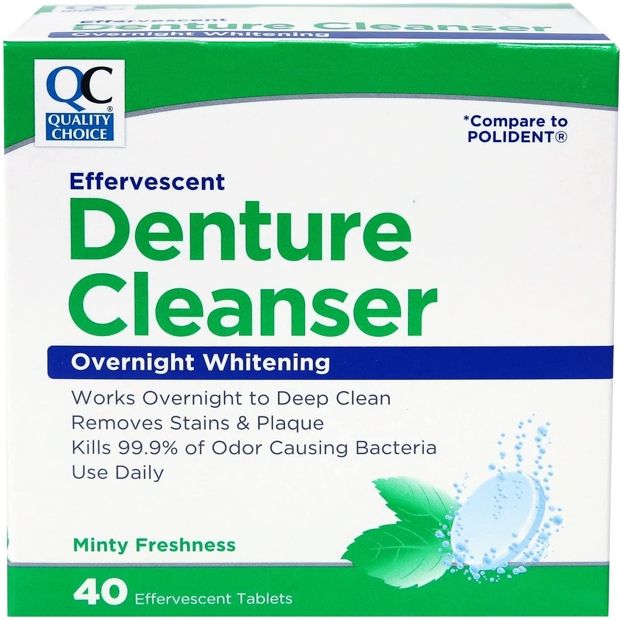 Quality Care Denture Cleanser Tablets 40s