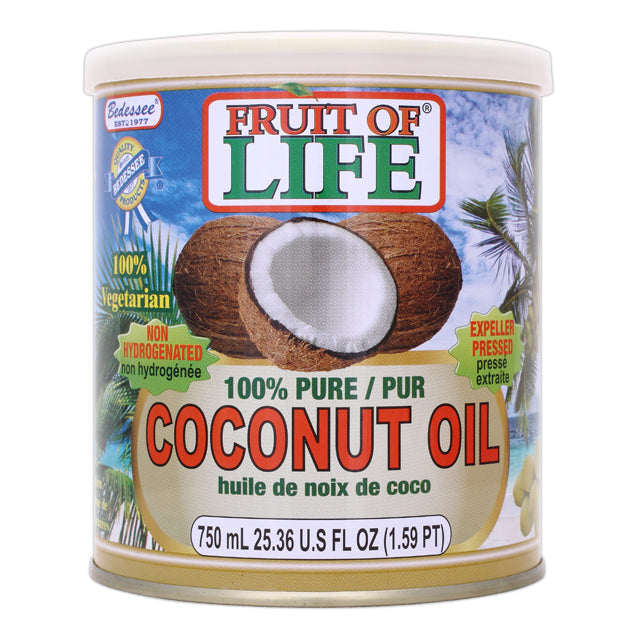 Fruit Of Life 100% Pure Coconut Oil 750ml