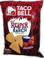Taco Bell Reaper Ranch Tortilla Chips 9.25oz