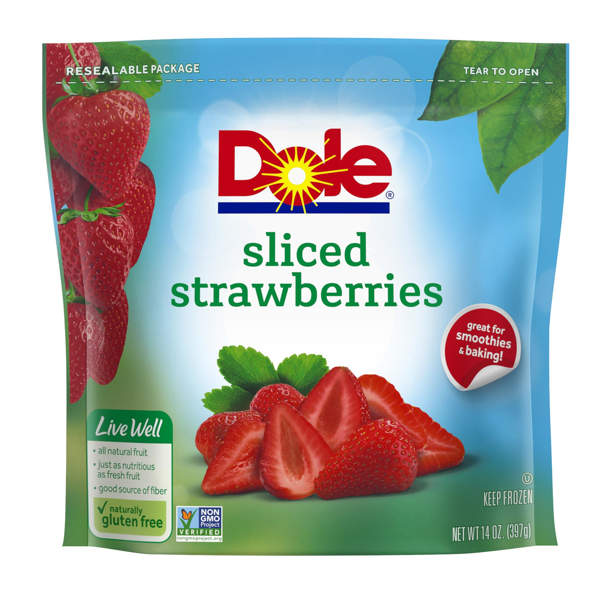 Dole Sliced Strawberries 14oz